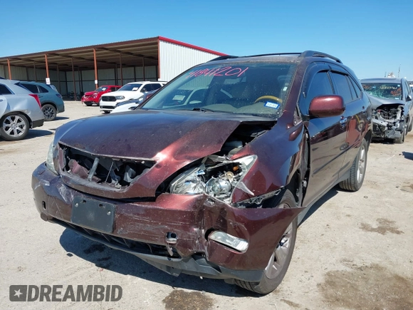 2008 Lexus RX 350 with VIN JTJGK31U780014501, listed as a IAAI auction lot 41841201 with 162,059 mi miles and . Bid and sale history available at DreamBid. Image 2.