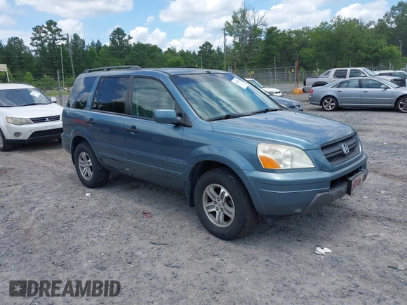 2005 Honda Pilot EX-L with VIN 5FNYF18595B050248, listed as a IAAI auction lot 42474308 with 311,580 mi miles and . Bid and sale history available at DreamBid. Image 1.