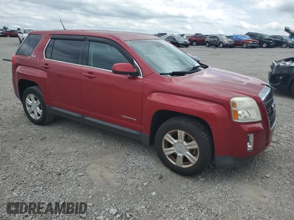 2014 GMC Terrain SLE with VIN 2GKALMEK0E6371255, listed as a Copart auction lot 56955595 with 135,475 mi miles and Salvage title. Bid and sale history available at DreamBid. Image 4.