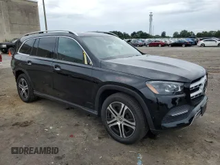 2020 Mercedes-Benz GLS with VIN 4JGFF5KE8LA198447, listed as a Copart auction lot 62949043 with 64,066 mi miles. Bid and sale history available at carsss.com. Image 4.