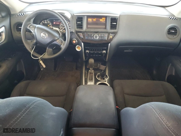 2015 Nissan Pathfinder S with VIN 5N1AR2MNXFC668306, listed as a Copart auction lot 77457534 with 232,610 mi miles and Salvage Title. Bid and sale history available at carsss.com. Image 8.