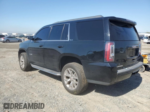 2019 GMC Yukon SLE with VIN 1GKS1AKC9KR166202, listed as a Copart auction lot 50103275 with 55,208 mi miles and Salvage Title. Bid and sale history available at carsss.com. Image 2.
