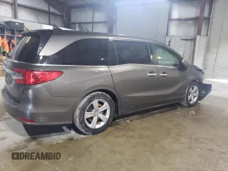 2020 Honda Odyssey EX with VIN 5FNRL6H51LB004114, listed as a Copart auction lot 46118975 with 87,542 mi miles and Non repairable. Bid and sale history available at DreamBid. Image 3.
