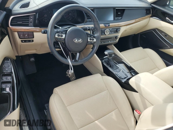 2017 Kia Cadenza Premium with VIN KNALC4J15H5052237, listed as a Copart auction lot 73831934 with 15,915 mi miles and Non Repairable. Bid and sale history available at carsss.com. Image 8.