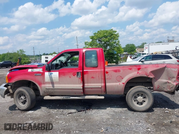 2000 Ford F-250 XL with VIN 1FTNX21L9YED56676, listed as a IAAI auction lot 42390087 with 186,715 mi miles and . Bid and sale history available at DreamBid. Image 15.