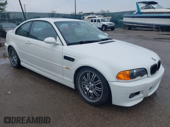 2004 BMW 3 Series M3 with VIN WBSBL93474PN58016, listed as a IAAI auction lot 41937420 with Not Provided miles and . Bid and sale history available at carsss.com. Image 1.
