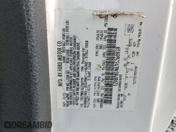 2013 Ford Mustang V6 with VIN 1ZVBP8EM6D5260939, listed as a Copart auction lot 51294575 with 151,831 mi miles and Salvage title. Bid and sale history available at DreamBid. Image 14.