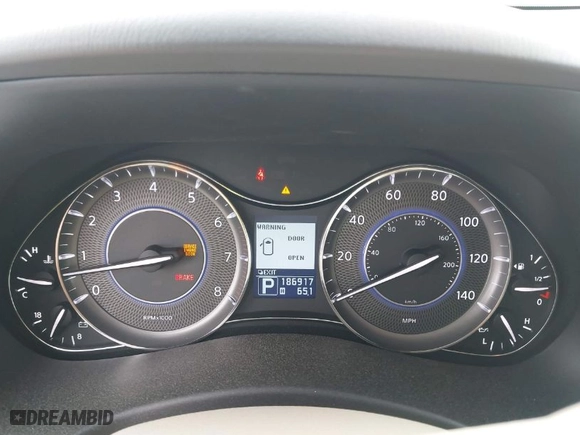 2012 Infiniti QX56 7-passenger with VIN JN8AZ2NF6C9518203, listed as a IAAI auction lot 41942714 with 186,917 mi miles. Bid and sale history available at carsss.com. Image 7.