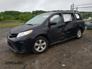 2020 Toyota Sienna L with VIN 5TDZZ3DC6LS080599, listed as a Copart auction lot 56500245 with 98,922 mi miles and Salvage title. Bid and sale history available at DreamBid. Image 1.
