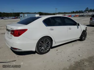 2016 Acura RLX Advance Pkg with VIN JH4KC1F98GC000007, listed as a Copart auction lot 75517764 with 160,938 mi miles and Salvage Title. Bid and sale history available at carsss.com. Image 3.