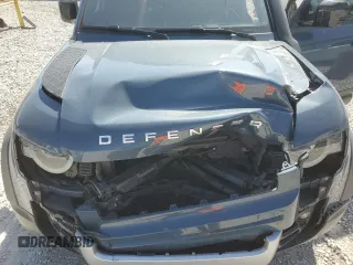 2022 Land Rover Defender S with VIN SALEJ7RX1N2090601, listed as a Copart auction lot 73654224 with 33,621 mi miles and Salvage title. Bid and sale history available at DreamBid. Image 12.