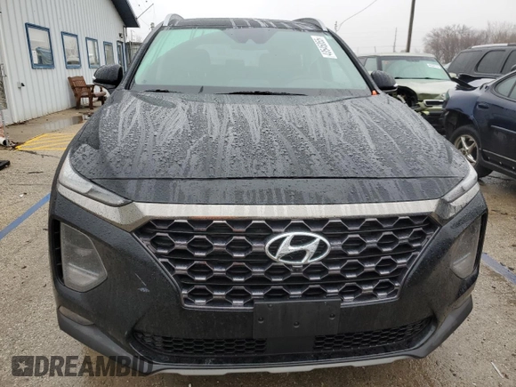 2019 Hyundai Santa Fe Limited with VIN 5NMS5CAD3KH081074, listed as a Copart auction lot 43545055 with 18,649 mi miles and Salvage Title. Bid and sale history available at carsss.com. Image 5.
