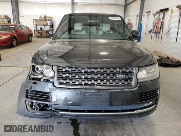 2015 Land Rover Range Rover Supercharged с VIN SALGS2TF7FA232868, выставлен на аукционе Copart как лот 54892895 с пробегом 71 855 миль миль и Списание • Salvage title. История ставок и продаж доступна на DreamBid. Изображение 5.