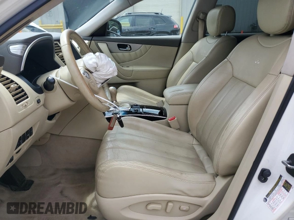 2013 Infiniti FX with VIN JN8CS1MWXDM173538, listed as a Copart auction lot 59340875 with 155,731 mi miles and Salvage title. Bid and sale history available at DreamBid. Image 7.