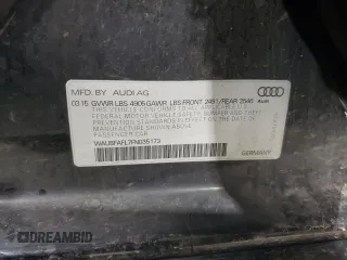 2015 Audi A4 Premium with VIN WAUBFAFL7FN035173, listed as a Copart auction lot 45149095 with 138,168 mi miles and Salvage Title. Bid and sale history available at carsss.com. Image 14.