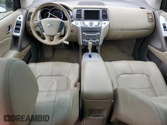 2012 Nissan Murano SV with VIN JN8AZ1MW0CW219609, listed as a Copart auction lot 50136455 with 98,878 mi miles and Salvage Title. Bid and sale history available at carsss.com. Image 8.