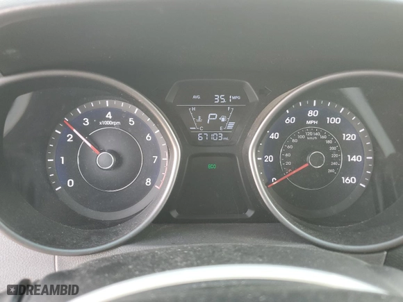 2015 Hyundai Elantra SE with VIN 5NPDH4AE4FH606506, listed as a Copart auction lot 49044805 with 67,103 mi miles and Salvage Title. Bid and sale history available at carsss.com. Image 9.