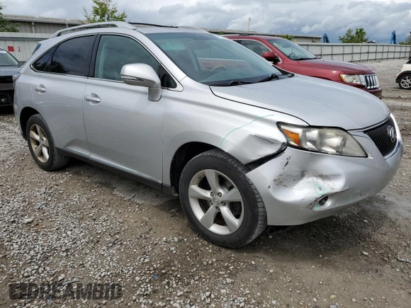 2010 Lexus RX 350 with VIN 2T2BK1BA7AC076736, listed as a Copart auction lot 57855605 with 156,298 mi miles and Salvage title. Bid and sale history available at DreamBid. Image 4.