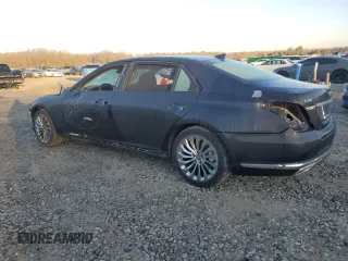 2018 Genesis G90 5.0L Ultimate with VIN KMHG54JHXJU041172, listed as a Copart auction lot 46804345 with 39,727 mi miles and Salvage Title. Bid and sale history available at carsss.com. Image 2.