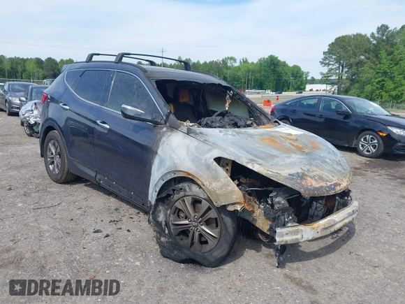 2016 Hyundai Santa Fe z VIN 5XYZU3LB4GG308030, wystawiony jako IAAI lot #42102832 z przebiegiem Nie podano mil oraz . Historia ofert i sprzedaży dostępna na DreamBid. Obrazek 1.