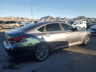 2016 Hyundai Genesis 3.8L with VIN KMHGN4JE5GU114818, listed as a Copart auction lot 88043335 with 74,061 mi miles and Salvage Title. Bid and sale history available at carsss.com. Image 3.