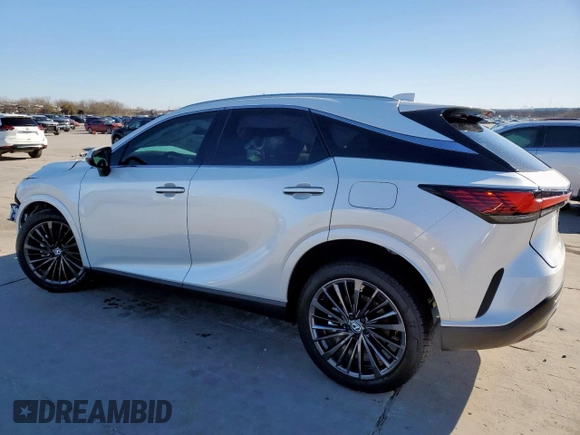 2025 Lexus RX 350 z VIN 2T2BAMBA9SC054114, wystawiony jako Copart lot #47677725 z przebiegiem 1 750 mil mil oraz Czysty tytuł • Clean title. Historia ofert i sprzedaży dostępna na DreamBid. Obrazek 2.