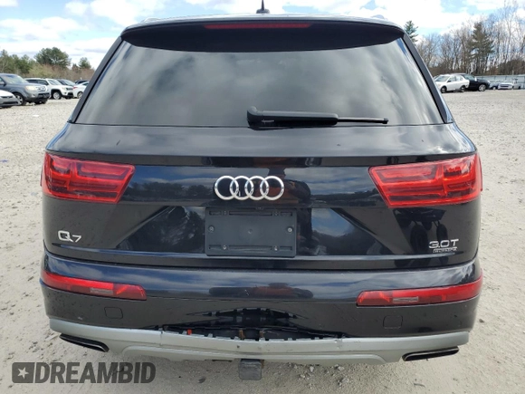 2017 Audi Q7 Premium Plus with VIN WA1LAAF79HD008908, listed as a Copart auction lot 53423665 with 179,650 mi miles and Clean Title. Bid and sale history available at carsss.com. Image 6.