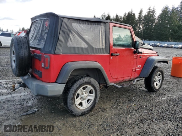 2009 Jeep Wrangler X with VIN 1J4FA24149L760959, listed as a Copart auction lot 49425955 with 128,813 mi miles and Salvage Title. Bid and sale history available at DreamBid. Image 3.