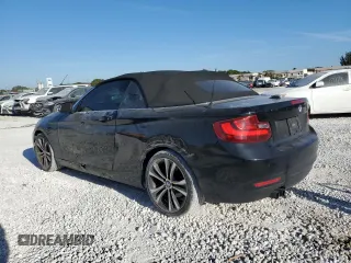 2016 BMW 2 Series 228i with VIN WBA1K9C59GV321555, listed as a Copart auction lot 49504985 with 124,471 mi miles and Salvage Title. Bid and sale history available at carsss.com. Image 2.