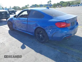 2015 BMW 4 Series 428i xDrive with VIN WBA3N9C57FK247763, listed as a IAAI auction lot 41783892 with 158,813 mi miles and . Bid and sale history available at DreamBid. Image 3.