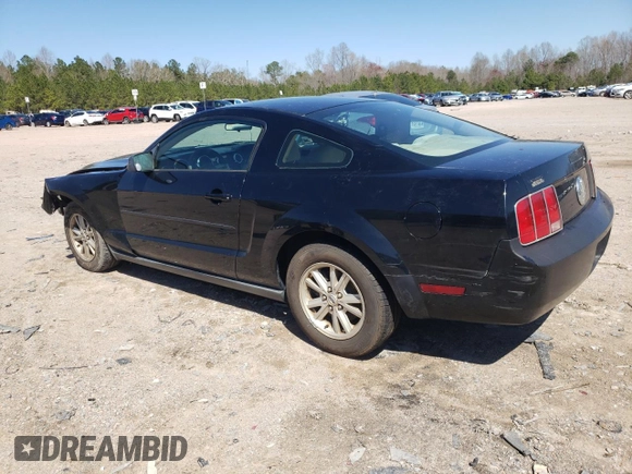 2005 Ford Mustang Deluxe with VIN 1ZVFT80N555244925, listed as a Copart auction lot 49692365 with 0 mi miles and Clean Title. Bid and sale history available at carsss.com. Image 2.