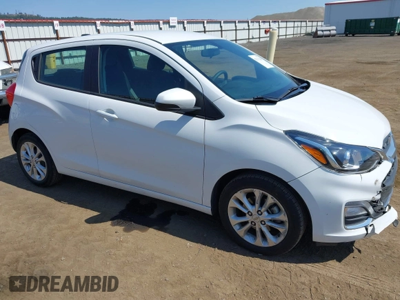 2022 Chevrolet Spark 1LT with VIN KL8CD6SA4NC012919, listed as a IAAI auction lot 42111288 with 53,587 mi miles. Bid and sale history available at carsss.com. Image 1.