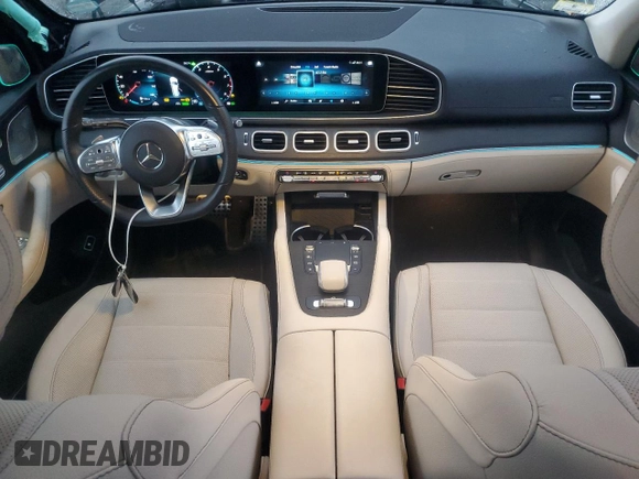 2023 Mercedes-Benz GLS with VIN 4JGFF8GE8PB022119, listed as a Copart auction lot 82286924 with 23,987 mi miles and Salvage Title. Bid and sale history available at carsss.com. Image 8.