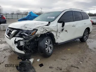 2019 Nissan Pathfinder SV with VIN 5N1DR2MM9KC591765, listed as a Copart auction lot 43864915 with 101,396 mi miles and Non Repairable. Bid and sale history available at carsss.com. Image 1.
