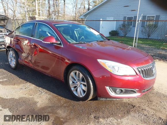 2016 Buick Regal with VIN 2G4GK5EX0G9195573, listed as a IAAI auction lot 41970384 with 79,116 mi miles. Bid and sale history available at carsss.com. Image 1.