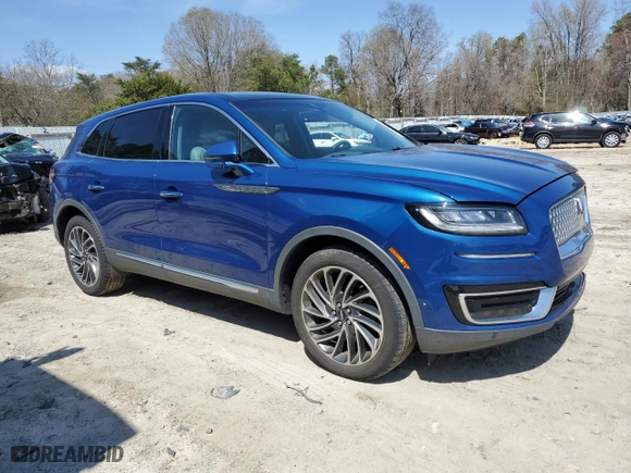 2020 Lincoln Nautilus Reserve with VIN 2LMPJ8KPXLBL11233, listed as a Copart auction lot 51326025 with 0 mi miles and Salvage Title. Bid and sale history available at carsss.com. Image 4.