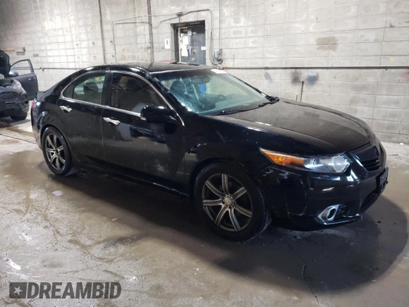 2011 Acura TSX with VIN JH4CU2F61BC013168, listed as a Copart auction lot 64827635 with 185,147 mi miles and Salvage title. Bid and sale history available at DreamBid. Image 4.