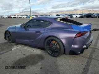 2022 Toyota GR Supra 3.0 with VIN WZ1DB0C03NW050968, listed as a Copart auction lot 82393784 with 22,420 mi miles and Salvage Title. Bid and sale history available at carsss.com. Image 2.