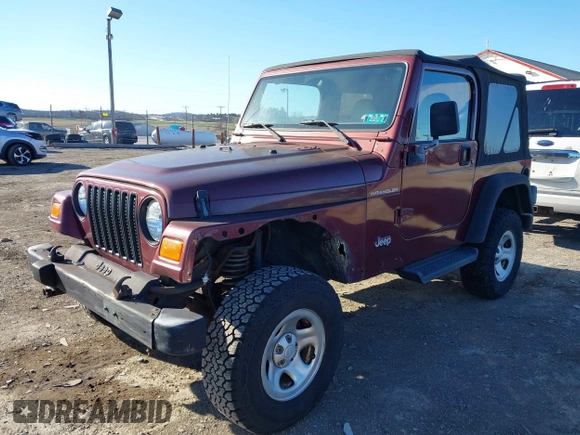 2002 Jeep Wrangler SE with VIN 1J4FA29PX2P748357, listed as a IAAI auction lot 41828109 with 93,941 mi miles and . Bid and sale history available at DreamBid. Image 2.