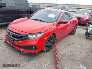 2019 Honda Civic Coupe Sport with VIN 2HGFC4B84KH305027, listed as a IAAI auction lot 41270968 with 97,059 mi miles. Bid and sale history available at carsss.com. Image 17.