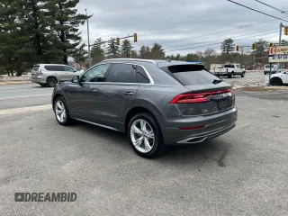 2019 Audi Q8 Premium Plus z VIN WA1BVAF19KD028045, wystawiony jako Copart lot #48666925 z przebiegiem 112 755 mil mil oraz Czysty tytuł • Clean title. Historia ofert i sprzedaży dostępna na DreamBid. Obrazek 3.