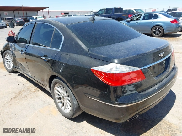 2011 Hyundai Genesis with VIN KMHGC4DE4BU118269, listed as a IAAI auction lot 42088835 with 145,600 mi miles. Bid and sale history available at carsss.com. Image 3.
