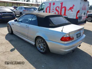 2002 BMW 3 Series M3 with VIN WBSBR934X2EX22768, listed as a IAAI auction lot 42124717 with 141,410 mi miles. Bid and sale history available at carsss.com. Image 3.