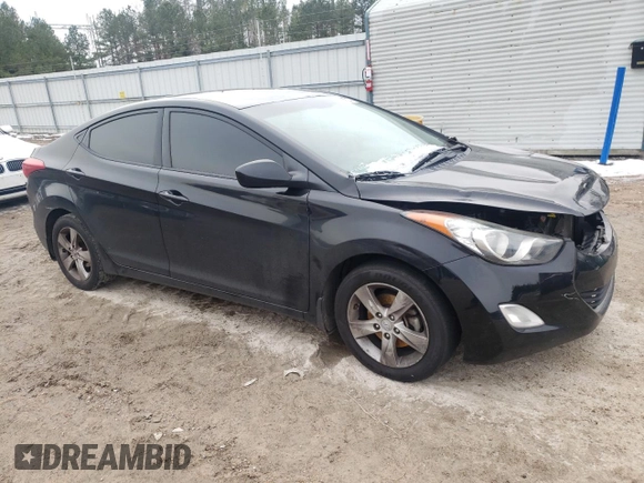 2013 Hyundai Elantra GLS z VIN KMHDH4AE2DU642595, wystawiony jako Copart lot #87429834 z przebiegiem Nie podano mil oraz Szkoda całkowita • Salvage title. Historia ofert i sprzedaży dostępna na DreamBid. Obrazek 4.