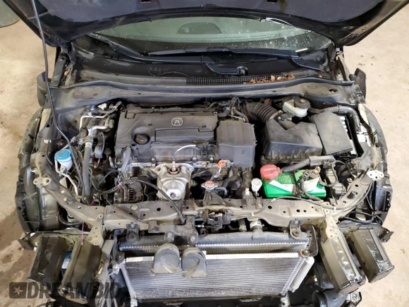 2019 Acura ILX w/Premium Pkg with VIN 19UDE2F71KA015091, listed as a Copart auction lot 46698375 with 0 mi miles and Salvage Title. Bid and sale history available at carsss.com. Image 11.
