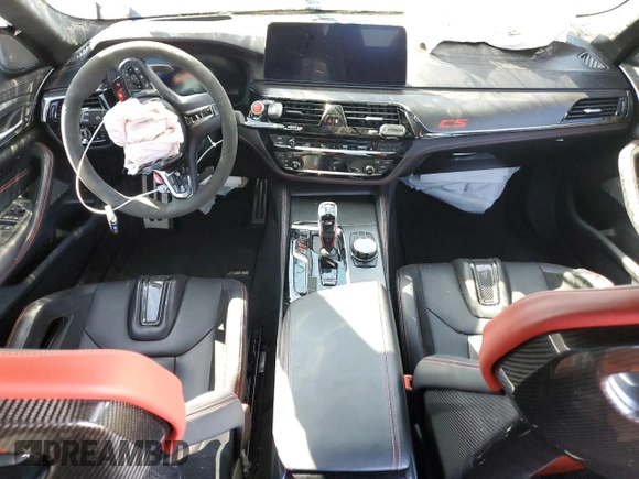 2022 BMW 5 Series with VIN WBS73CH01NCJ52802, listed as a Copart auction lot 73005874 with Not provided miles and Salvage title. Bid and sale history available at DreamBid. Image 8.