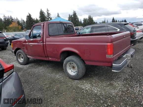 1990 Ford F-150 with VIN 1FTDF15Y3LPA96285, listed as a Copart auction lot 76302384 with 40,713 mi miles and Salvage Title. Bid and sale history available at carsss.com. Image 2.