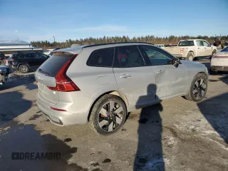 2024 Volvo XC60 Recharge Plug-In Hybrid Plus Dark Theme with VIN YV4H60DL6R1766969, listed as a Copart auction lot 42154655 with 27,552 mi miles and Clean Title. Bid and sale history available at carsss.com. Image 3.