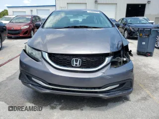 2015 Honda Civic EX with VIN 19XFB2F86FE008181, listed as a Copart auction lot 55207415 with 131,178 mi miles and Salvage Title. Bid and sale history available at DreamBid. Image 5.
