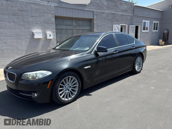 2011 BMW 5 Series 535i with VIN WBAFR7C59BC607237, listed as a Copart auction lot 52606185 with 101,970 mi miles and Clean Title. Bid and sale history available at carsss.com. Image 2.